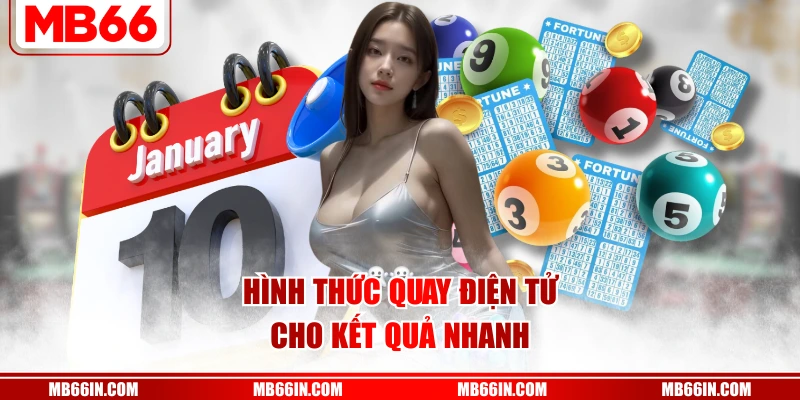 Hình thức quay điện tử cho kết quả nhanh